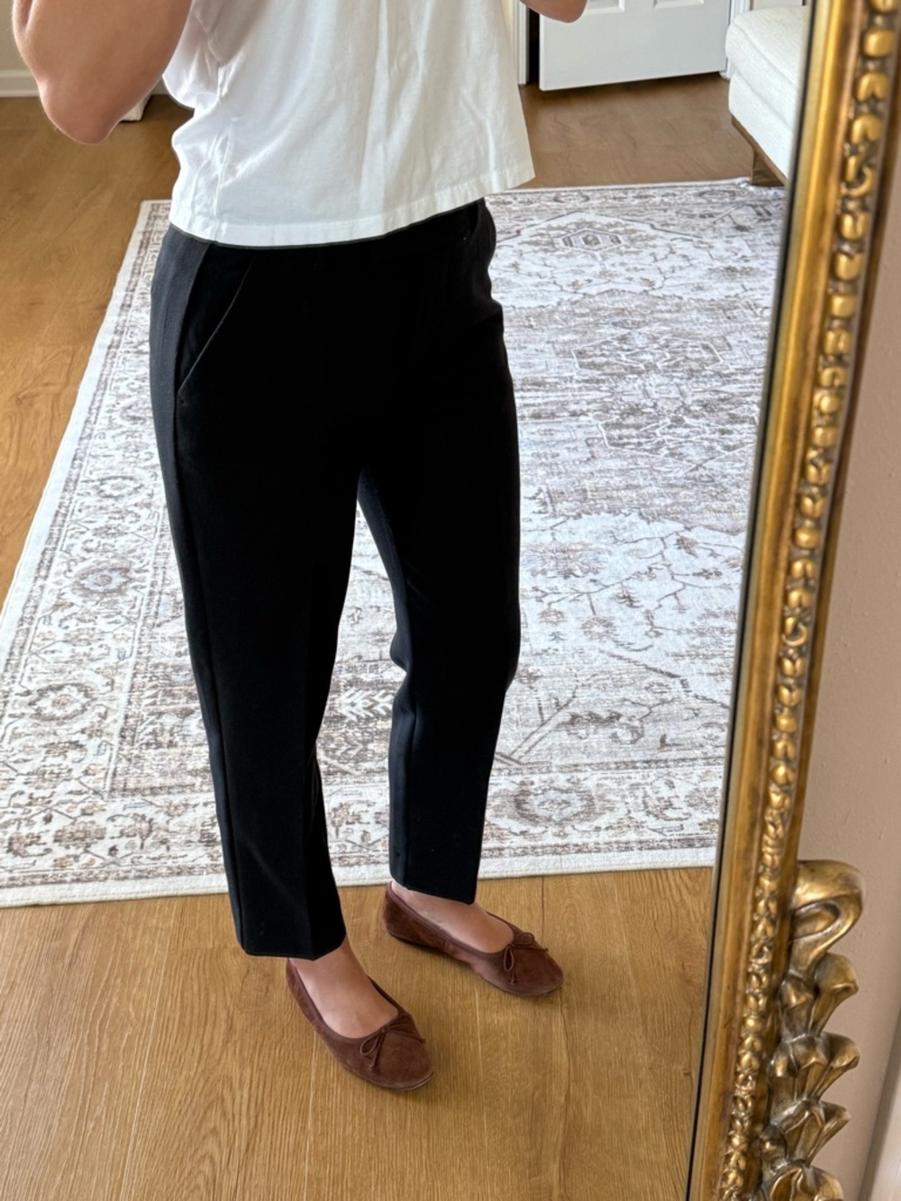 Abercrombie Mid Rise Tailored Ankle Pant